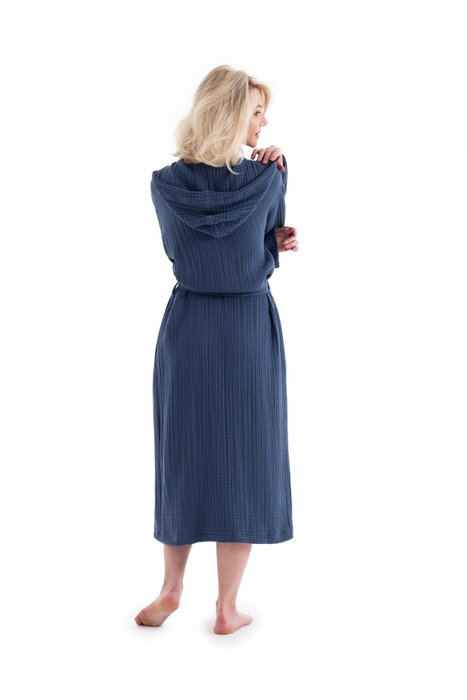 Mijölnir Albornoz Unisex Muslin Azul Marino L/XL